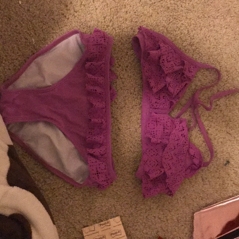 Kids purple bikini set